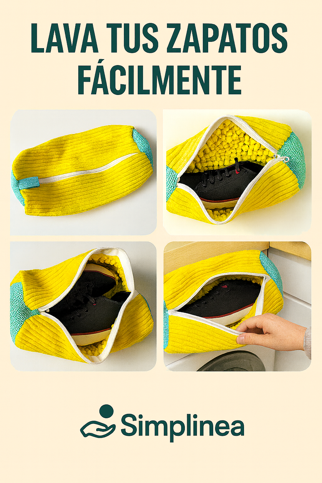 🧺 Bolsa protectora para lavar zapatillas y ropa delicada