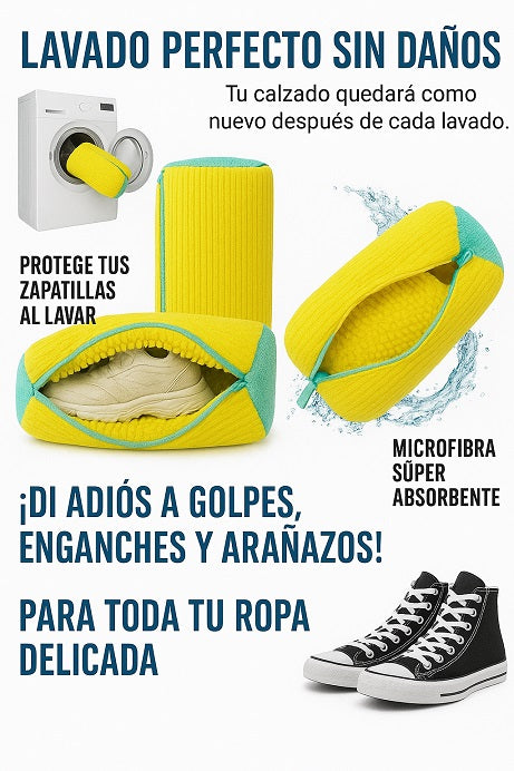 🧺 Bolsa protectora para lavar zapatillas y ropa delicada